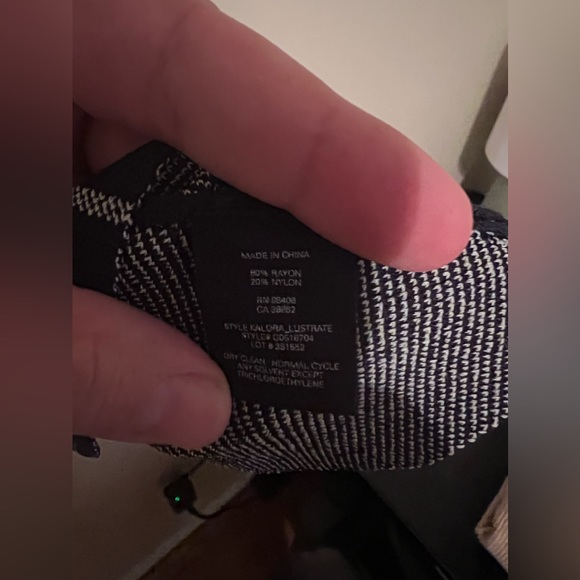 NEW W/O TAG | Theory Women’s Blue & White Sleeveless Peplum Top (Size Small) - Picture 4 of 5